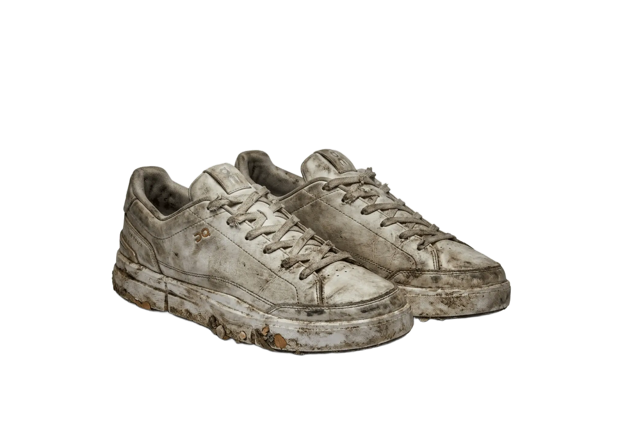 Fig 5: White sneakers - dirt that reads as neglect, not memories