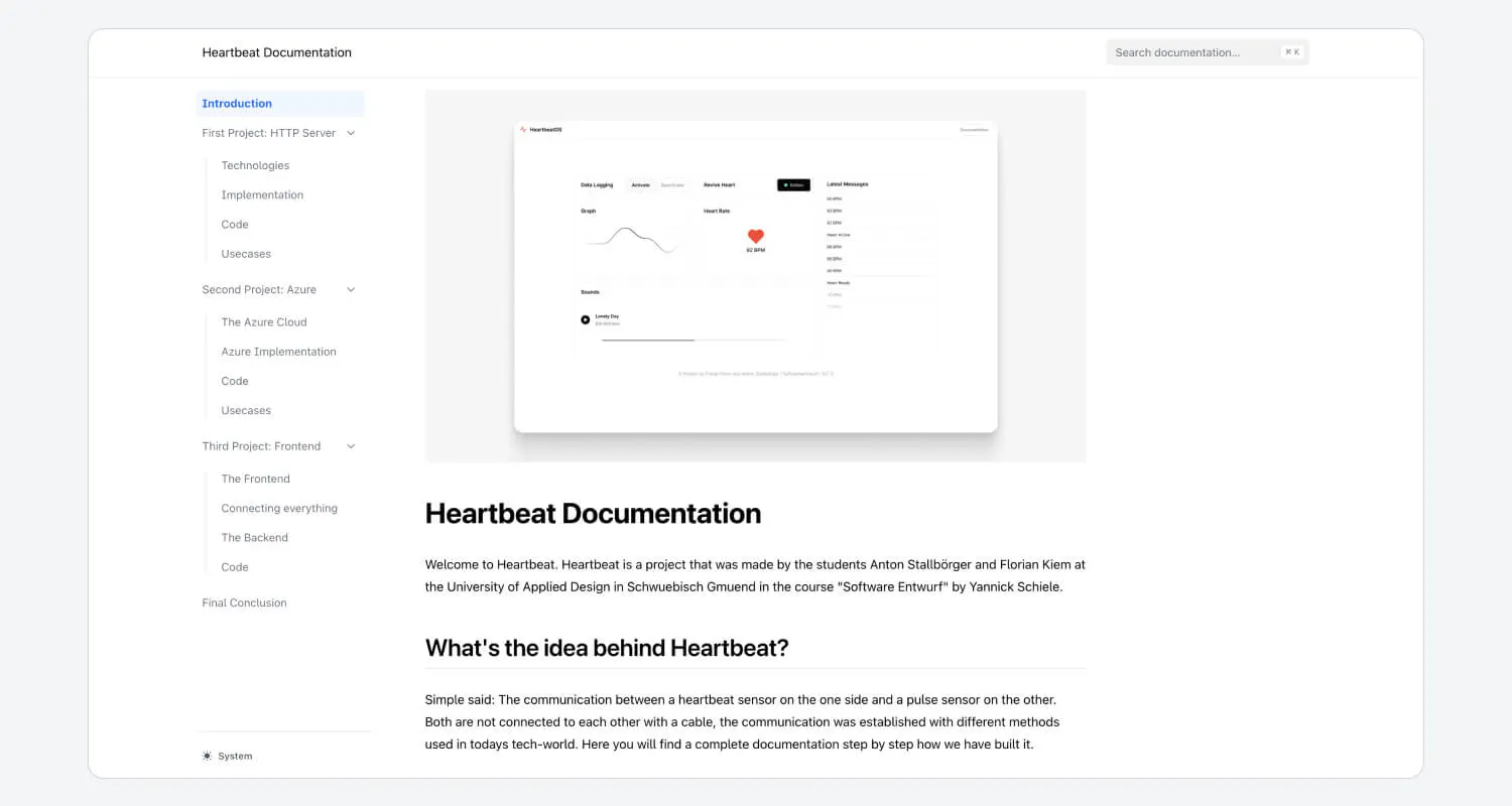 Heartbeat documentation